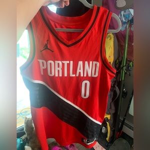 Jordan swingman authentic Damian Lillard Jersey